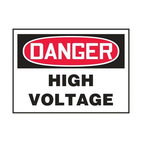 Accuform OSHA DANGER SAFETY LABEL HIGH LELC248VSK LELC248VSK - main